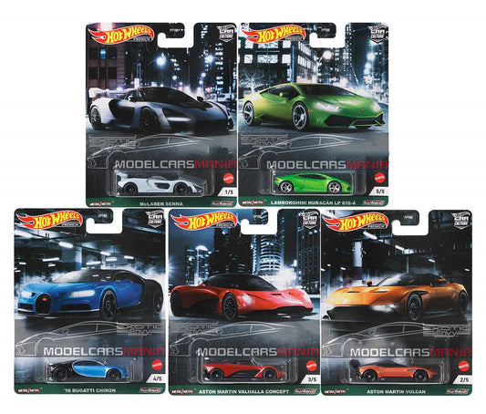 1:64 Hot Wheels Car Culture 2021 Exotic Envy D case Set FPY86-957D