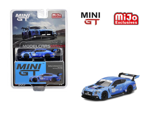 1:64 Mini GT #335 Bentley Continental GT3 #11 Team Parker 2020 Total 24 Hrs of Spa Limited Edition mgt00335