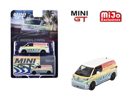 1:64 Mini GT #899 Volkswagen ID. Buzz Prototype “Rainbow” Limited Edition mgt00899