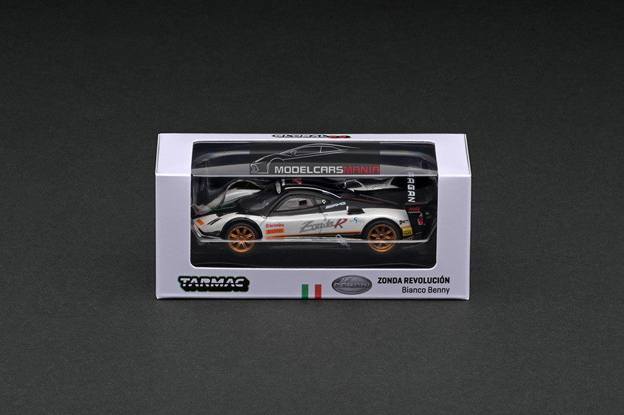 1/64 Tarmac Works Pagani Zonda Revolucion Bianco Benny Limited Edition T64G-TL016-WH