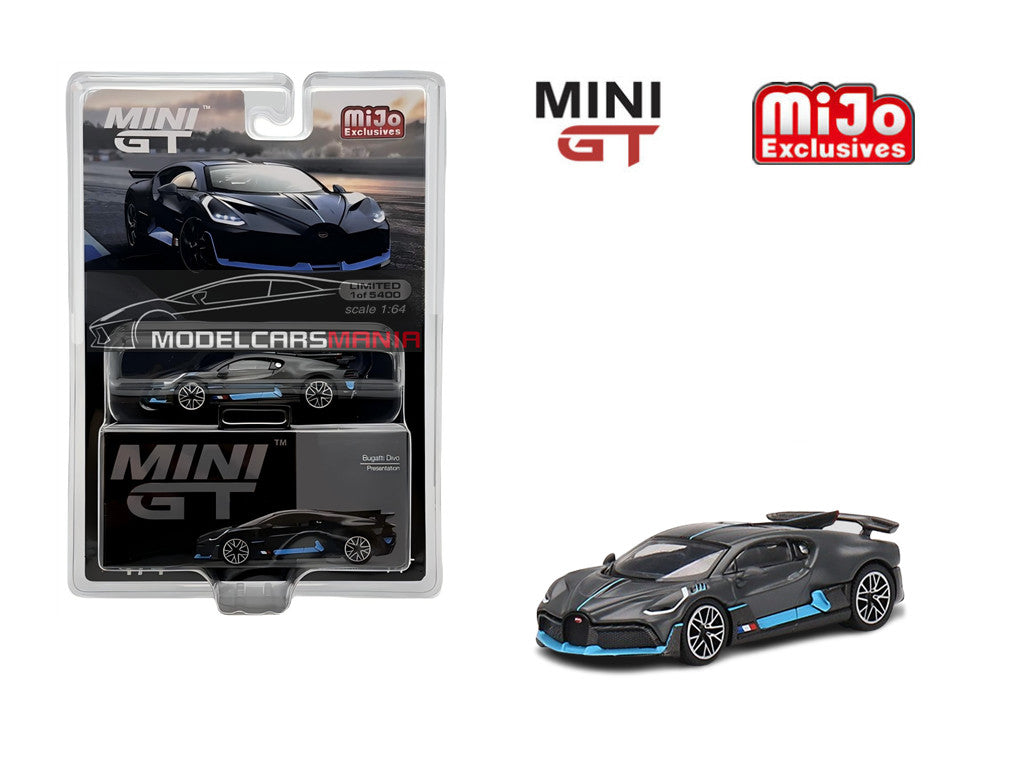 1/64 Mini GT #474 Bugatti Divo Presentation Limited Edition mgt00474