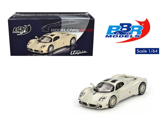 1/64 BBR Models Pagani Utopia Presentation Grigio Rinascimento BBRDIE6430