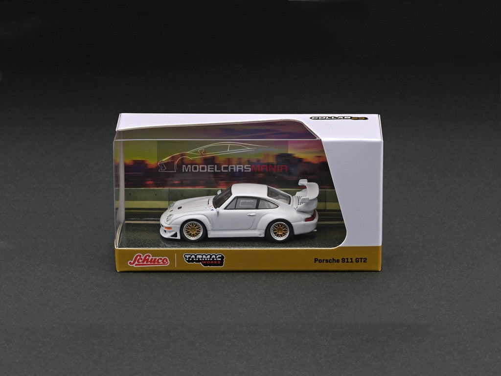 1:64 Tarmac Works Porsche 911 GT2 (White) Limited Edition T64S-004-WH