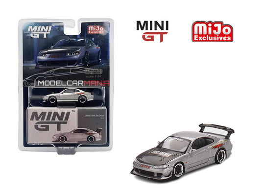 1:64 Mini GT #545 Nissan Silvia Top Secret (S15) – Silver Limited Edition MGT00545