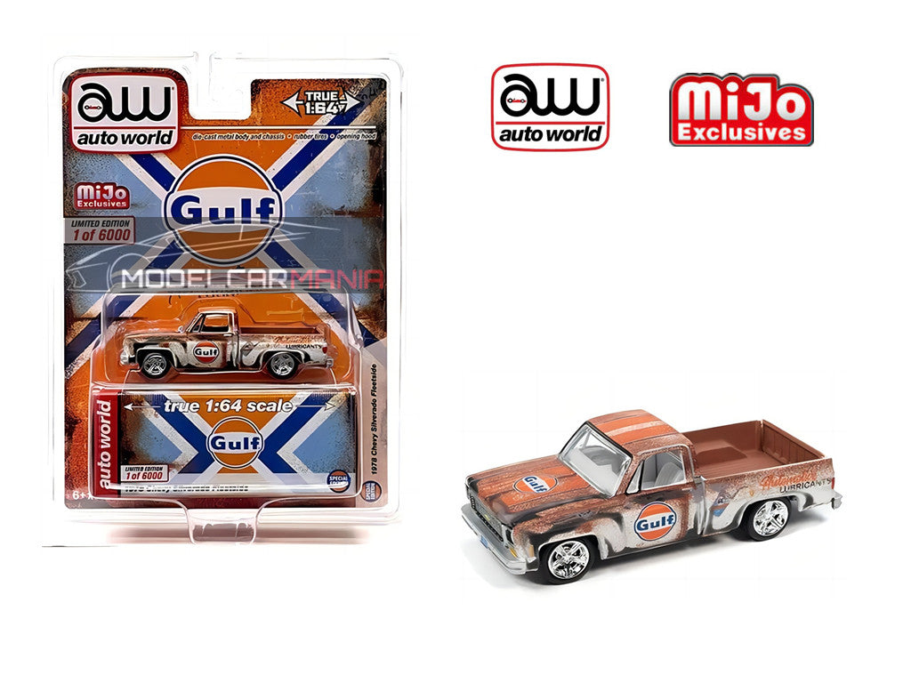 1:64 Auto World 1978 Chevrolet Silverado GULF Patina Rust Limited Edition CP7936