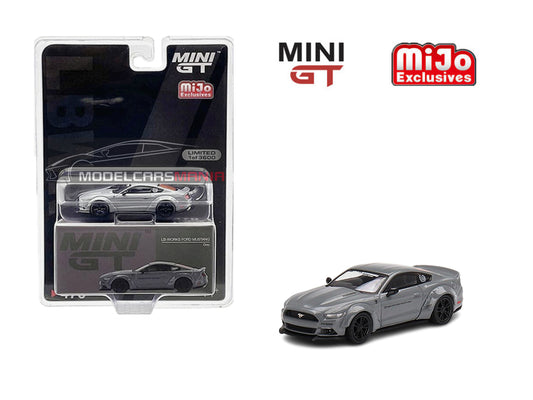 1:64 Mini GT #470 Ford Mustang GT LB-Works Grey Limited Edition mgt00470
