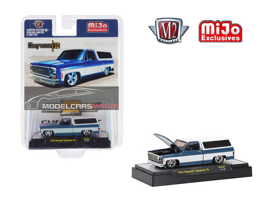 1/64 M2 Machines MiJo Exclusives 1973 Chevrolet Cheyenne 10 With Camper Shell Limited Edition 31500-MJS37