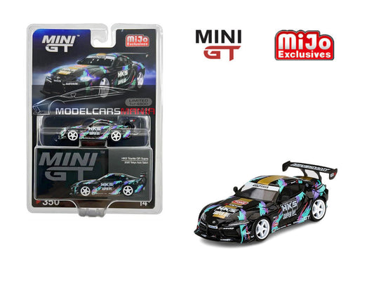1:64 Mini GT#350 HKS Toyota GR Supra (A90) 2020 Tokyo Auto Salon Limited Edition mgt00350