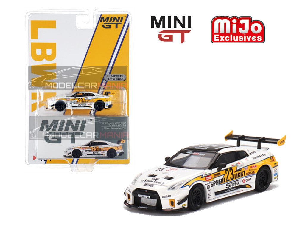 1:64 Mini GT Nissan LB-Silhouette WORKS GT 35GT-RR Ver.2 LB Racing Formula Drift 2022 #491 Limited Edition MGT00491
