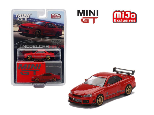 1:64 Mini GT #543 Nissan GT-R Tommykaira R RZ Edition Red Limited Edition MGT00543