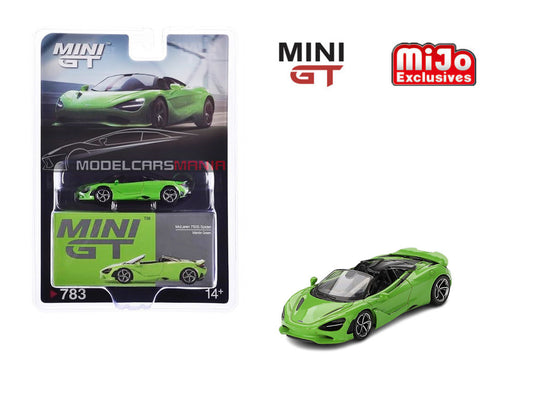 1/64 Mini GT #783 McLaren 750S Spider Mantis Green Limited Edition mgt00783