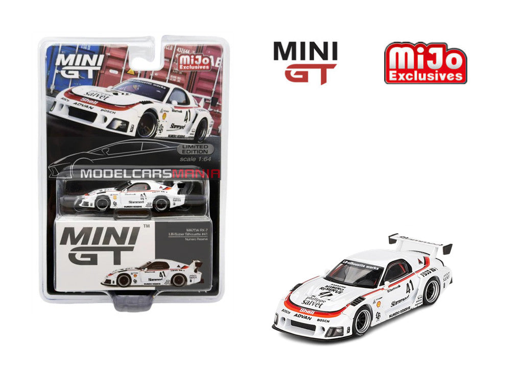 1:64 Mini GT #773 MAZDA RX-7 LB-Super Silhouette #41 Numero Reserve Limited Edition mgt00773