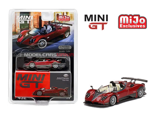 1:64 Mini GT #432 Pagani Zonda HP Barchetta Rosso Dubai Limited Edition MGT00432