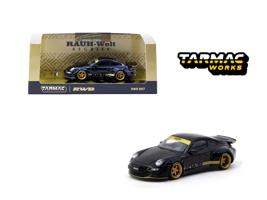 1:64 Tarmac Works RWB 997 Black Limited Edition T64-TL057-BK