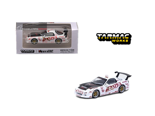 1:64 Tarmac Works Mazda RX-7 FD3S Vertex Apex Limited Edition T64G-TL022-AP