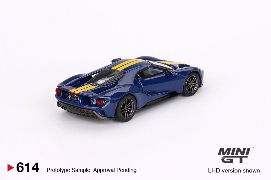 1/64 Mini GT #614 Ford GT Sunoco Blue Limited Edition mgt00614