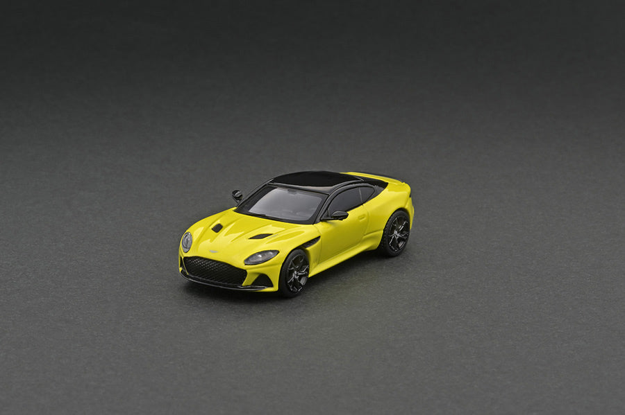 1:64 Tarmac Works x IXO Aston Martin DBS Superleggera Yellow Metallic Limited Edition T64G-004-LG
