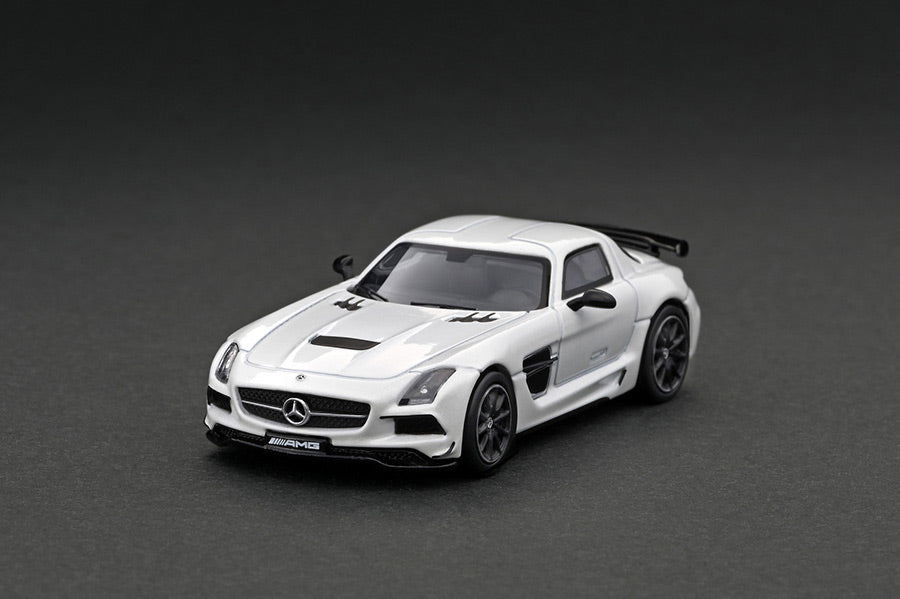 1:64 Tarmac Works Mercedes-Benz SLS AMG Coupé Black Series White  Lamley Special Edition T64G-027-WH