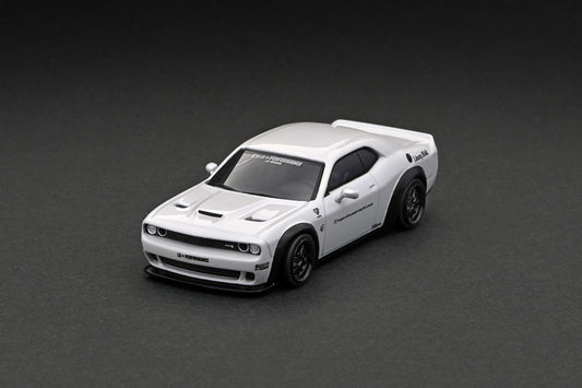 1:64 Tarmac Works LB-WORKS Dodge Challenger SRT Hellcat White Limited Edition T64G-TL039-WH