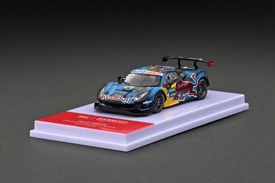 1:64 Tarmac Works Ferrari 488 GT3 DTM 2021 Monza Race 1 Winner Liam Lawson Red Bull Limited Edition T64-072-21DTM30