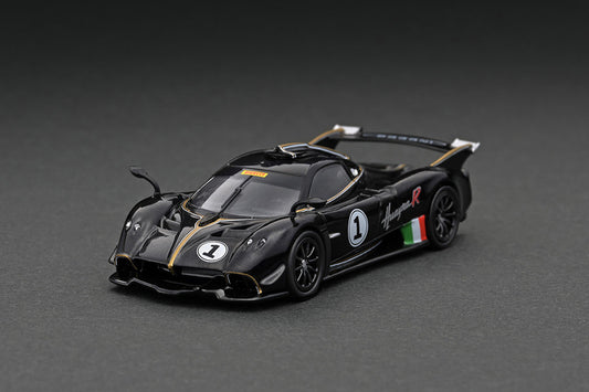 1:64 Tarmac Works Pagani Huayra R Nero Oro Limited Edition T64G-TL035-BK