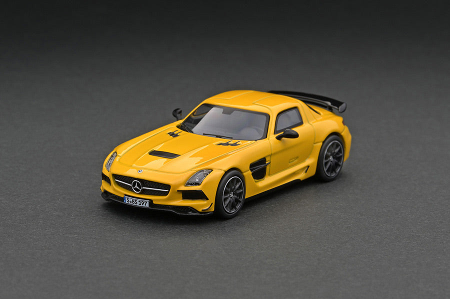 1:64 Tarmac Works Mercedes-Benz SLS AMG Coupé Black Series Yellow Metallic T64G-027-YL