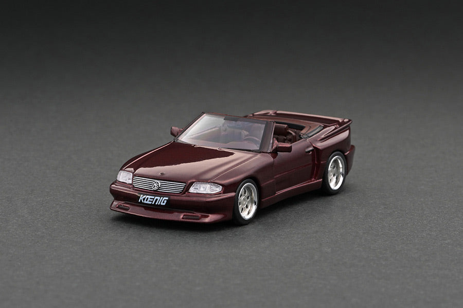 1:64 Tarmac Works Mercedes-Benz SL 500 Koenig Specials Bordeaux Limited Edition T64G-045-BO