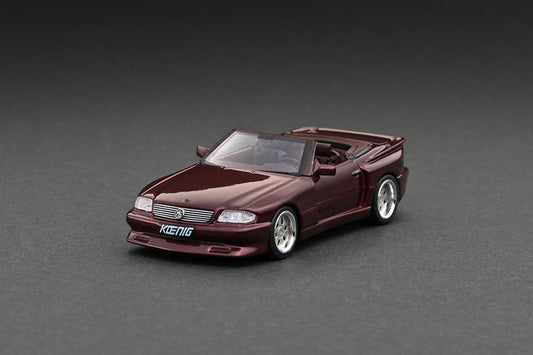 1:64 Tarmac Works Mercedes-Benz SL 500 Koenig Specials Bordeaux Limited Edition T64G-045-BO