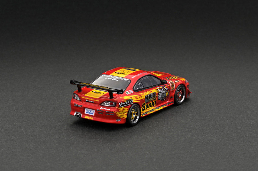 1:64 Tarmac Works HKS Hyper Silvia RS-2 Red Limited Edition T64G-023-HKS