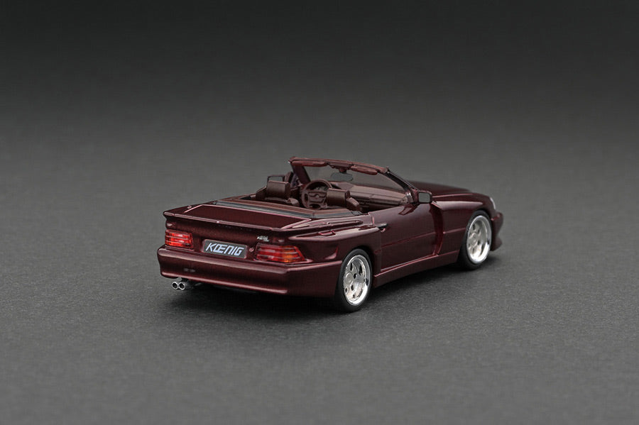 1:64 Tarmac Works Mercedes-Benz SL 500 Koenig Specials Bordeaux Limited Edition T64G-045-BO