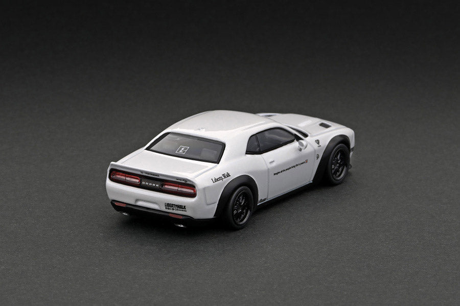 1:64 Tarmac Works LB-WORKS Dodge Challenger SRT Hellcat White Limited Edition T64G-TL039-WH