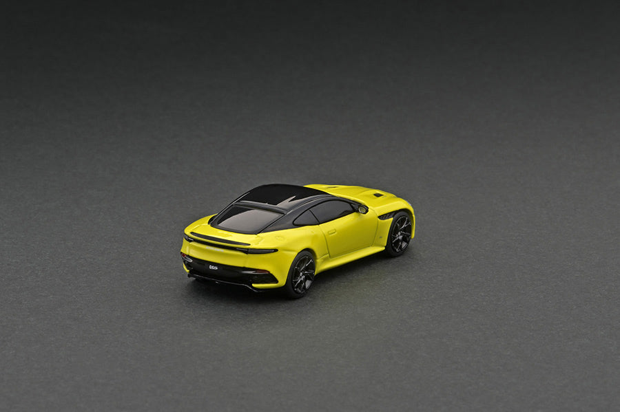 1:64 Tarmac Works x IXO Aston Martin DBS Superleggera Yellow Metallic Limited Edition T64G-004-LG