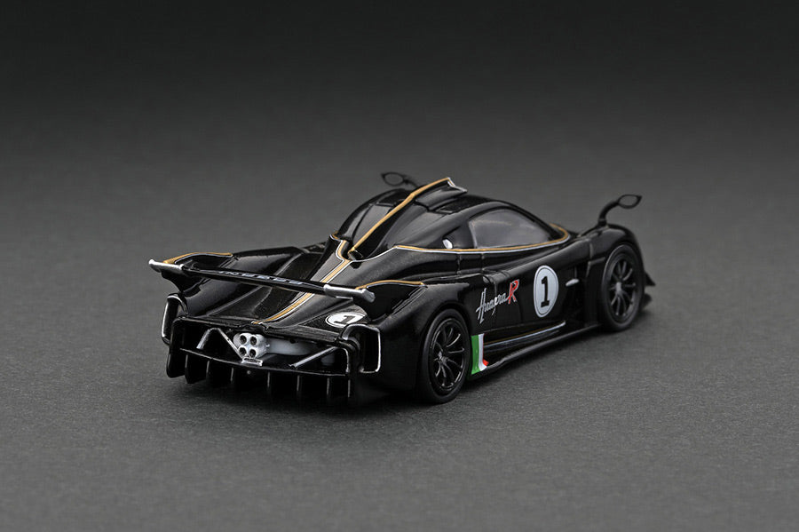 1:64 Tarmac Works Pagani Huayra R Nero Oro Limited Edition T64G-TL035-BK