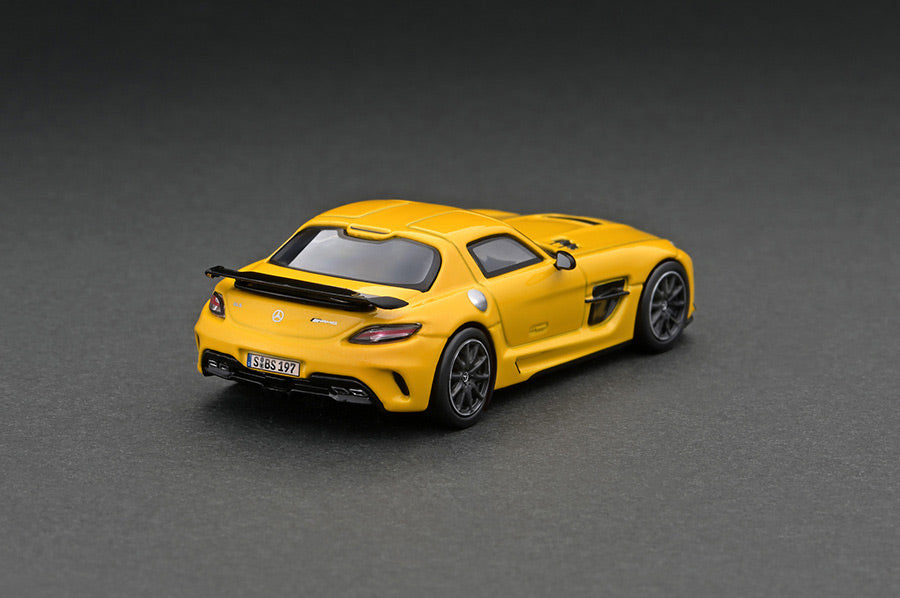 1:64 Tarmac Works Mercedes-Benz SLS AMG Coupé Black Series Yellow Metallic T64G-027-YL