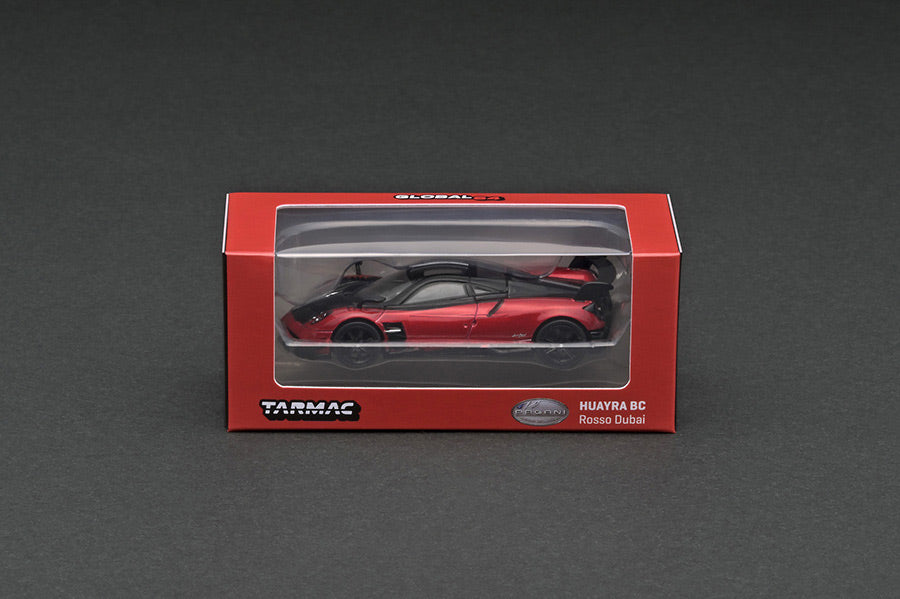 1:64 Tarmac Works Pagani Huayra BC Rosso Dubai Limited Edition T64G-TL014-RE