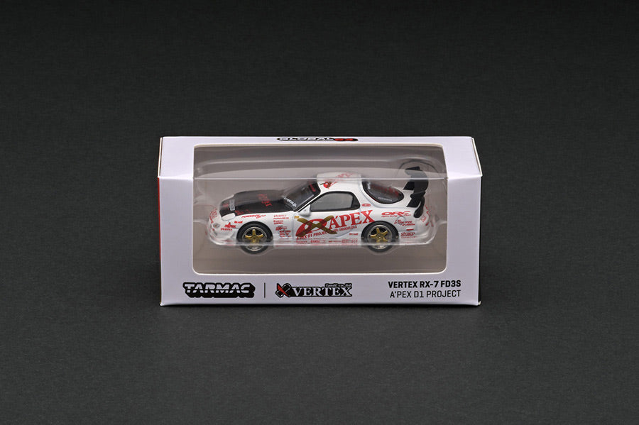 1:64 Tarmac Works Mazda RX-7 FD3S Vertex Apex Limited Edition T64G-TL022-AP