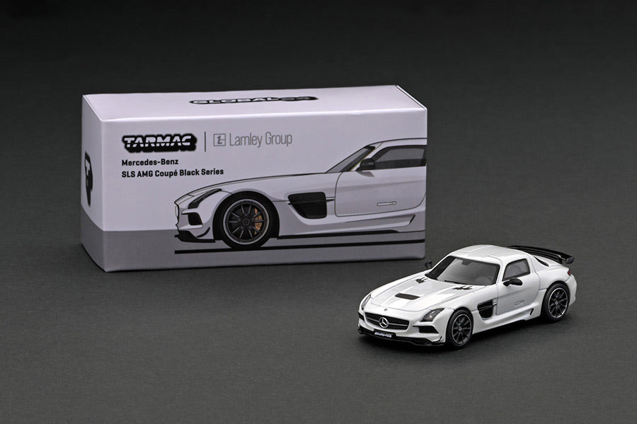 1:64 Tarmac Works Mercedes-Benz SLS AMG Coupé Black Series White  Lamley Special Edition T64G-027-WH