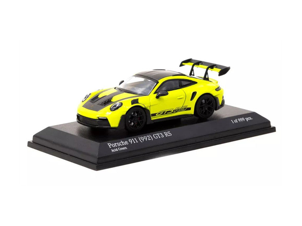1:64 Tarmac Works x Minichamps  Porsche 911 (992) GT3 RS Acid Green Limited to 999 pcs T64MC-005-AG