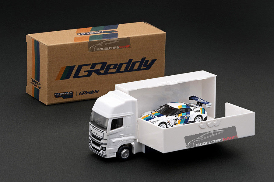 1:64 Tarmac Works Nissan GT-R NISMO GT3 GT World Challenge Asia Esports 2020 Tarmac eMotorsports Luis Moreno Truck Packaging Limited Edition